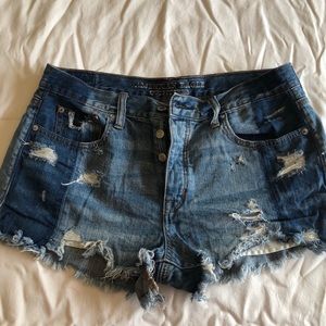 American Eagle Vintage Hi Rise Festival shorts